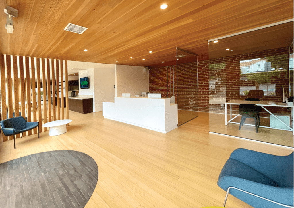 Front Desk Area of Haru Dental office